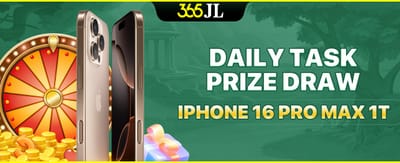 Daily iPhone 16 Pro Max Draw promotion banner